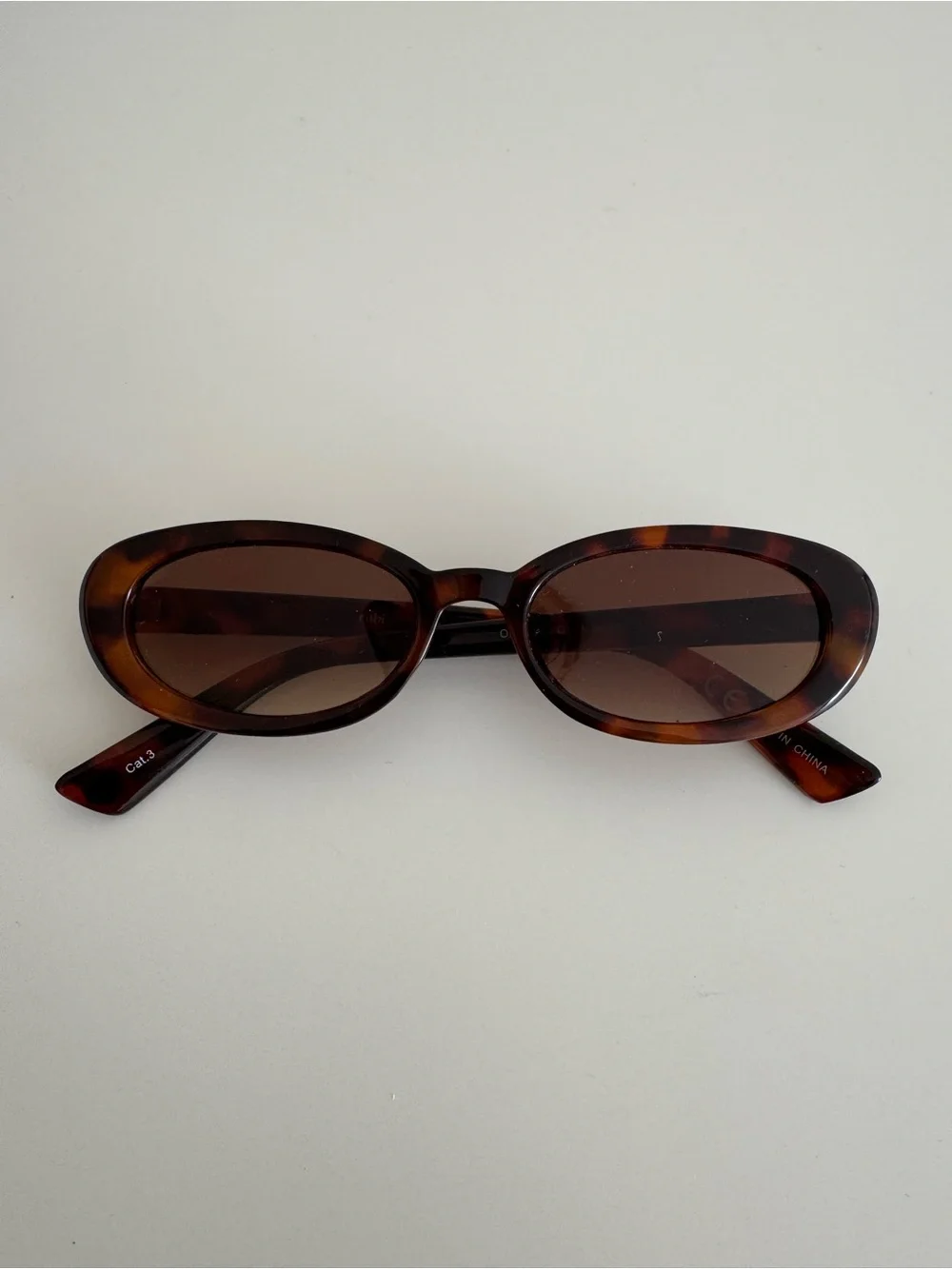Glassons Tortoiseshell Oval Sunglasses - Brown - Picture 1 of 10